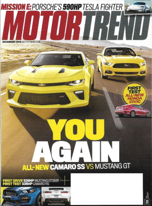 MOTOR TREND 2015 DEC - SS vs GT, GT350R, REBEL vs TRD PRO
